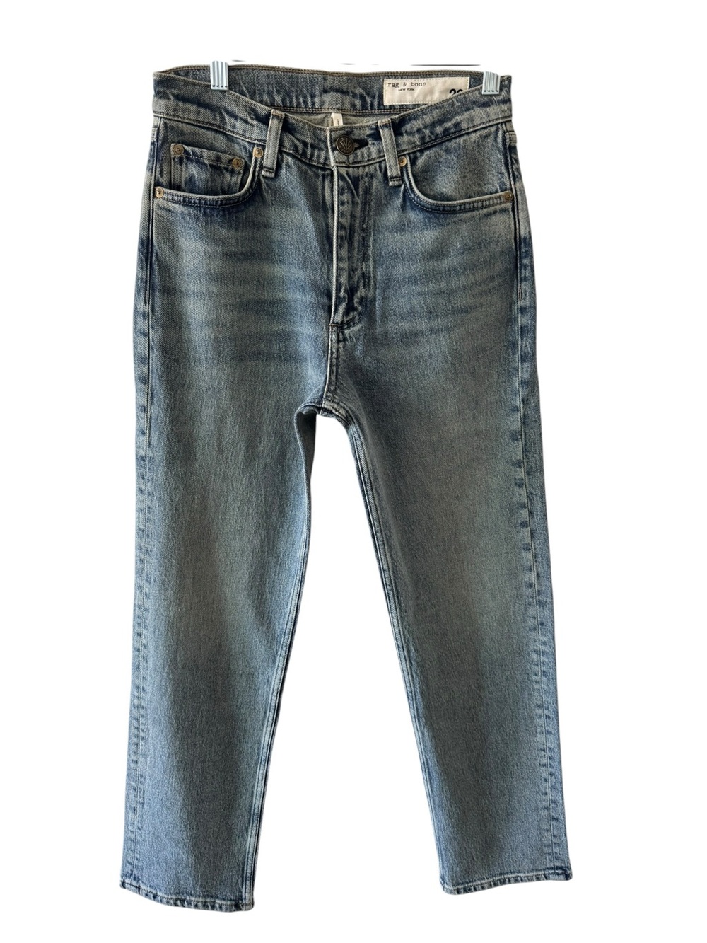 NWT Rag& Bone The Harlow Mid Rise Ankle Straight Vintage stretch size 26